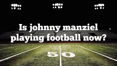 Is johnny manziel playing football now?