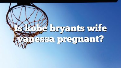 Is kobe bryants wife vanessa pregnant?