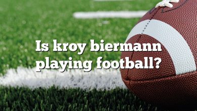 Is kroy biermann playing football?