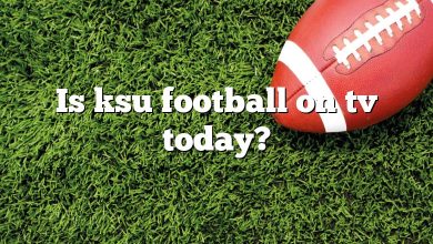 Is ksu football on tv today?