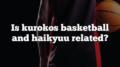 Is kurokos basketball and haikyuu related?