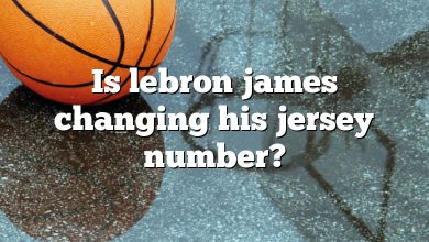 Is lebron james changing his jersey number?