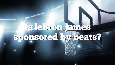 Is lebron james sponsored by beats?