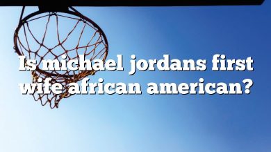 Is michael jordans first wife african american?