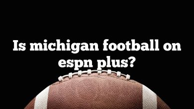 Is michigan football on espn plus?