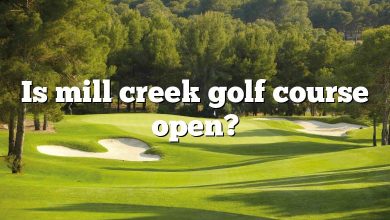 Is mill creek golf course open?