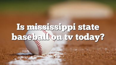 Is mississippi state baseball on tv today?