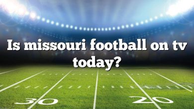 Is missouri football on tv today?