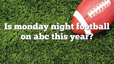 Is monday night football on abc this year?