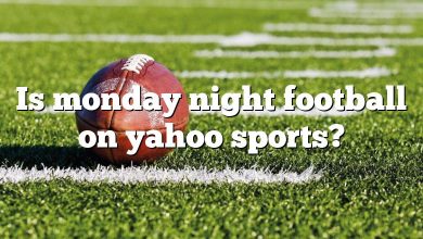 Is monday night football on yahoo sports?