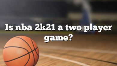 Is nba 2k21 a two player game?