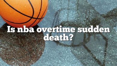 Is nba overtime sudden death?