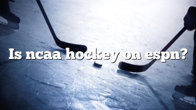 Is ncaa hockey on espn?