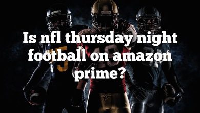 Is nfl thursday night football on amazon prime?