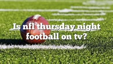 Is nfl thursday night football on tv?