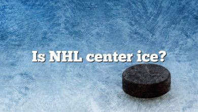 Is NHL center ice?