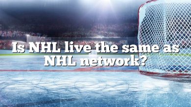 Is NHL live the same as NHL network?