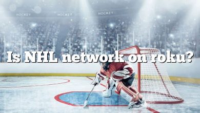 Is NHL network on roku?