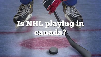 Is NHL playing in canada?