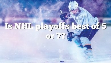 Is NHL playoffs best of 5 or 7?