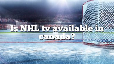 Is NHL tv available in canada?
