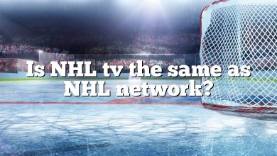 Is NHL tv the same as NHL network?