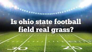 Is ohio state football field real grass?