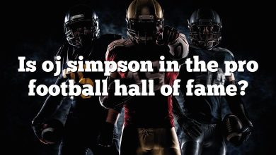 Is oj simpson in the pro football hall of fame?