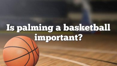 Is palming a basketball important?