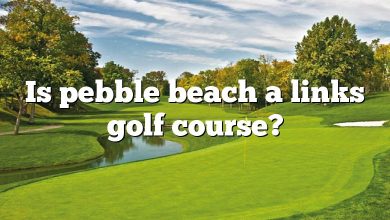 Is pebble beach a links golf course?