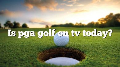 Is pga golf on tv today?