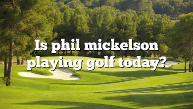 Is phil mickelson playing golf today?