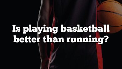 Is playing basketball better than running?