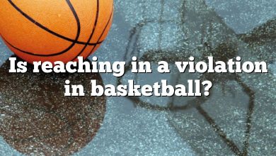 Is reaching in a violation in basketball?