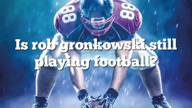 Is rob gronkowski still playing football?