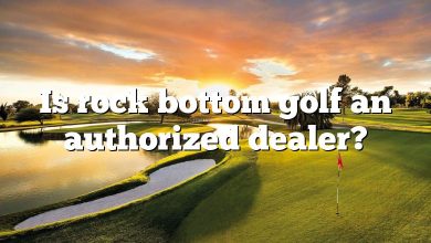 Is rock bottom golf an authorized dealer?