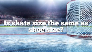 Is skate size the same as shoe size?