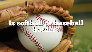 Is softball or baseball harder?