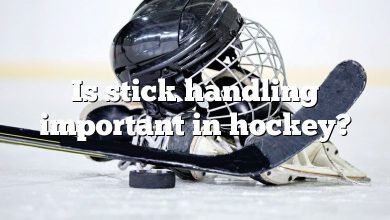 Is stick handling important in hockey?