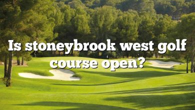 Is stoneybrook west golf course open?