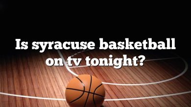 Is syracuse basketball on tv tonight?