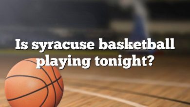 Is syracuse basketball playing tonight?