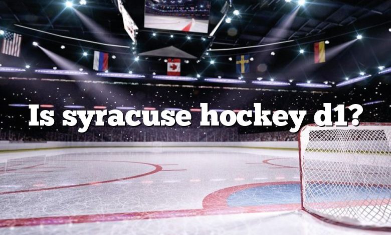 Is syracuse hockey d1?