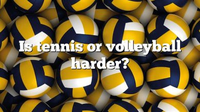 Is tennis or volleyball harder?