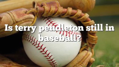 Is terry pendleton still in baseball?