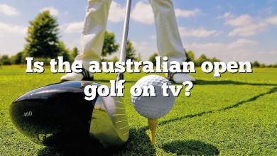 Is the australian open golf on tv?