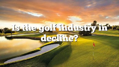 Is the golf industry in decline?