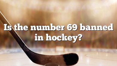 Is the number 69 banned in hockey?