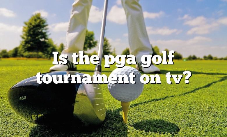 Is the pga golf tournament on tv?