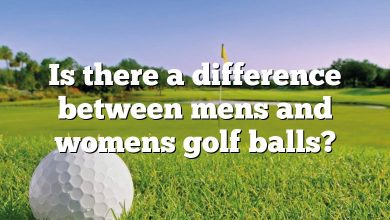 Is there a difference between mens and womens golf balls?